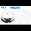 Philips Blu-ray BD-R 25GB 4X White Hub Inkjet Printable Recordable Cake Box 25 Packs (BR2I4B25F/27)