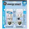 GE 10W Daylight Compact Fluorescent Bulbs, 2-Pk