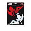 Lethal Threat Devil and Angel Girl Decal, 6 x 8-in.