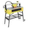 QEP 24 Inch Bridge Tile Saw with Water System, 1-1/2 HP Motor, 8 In. Diamond Blade, Laser guide and...