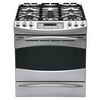 GE Profile GE Profile 30" Slide-In Self-Cleaning Dual Fuel Convection Range with Bake/Warm/Storag...
