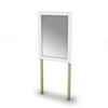 South Shore Furniture Bel Air, Mirror, Pure White