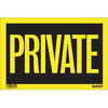 Klassen Bronze 8" X 12" Sign - Private