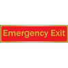 Klassen Bronze 2" X 8" Sign - Emergency Exit
