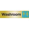 Klassen Bronze 2" X 8" Sign - Washrooms