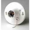 Leviton Ceiling Lamp Holder, White