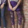 Skechers™ Girls' Purple Camo Skeggings