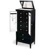 Black Finish Jewellery Armoire