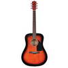 Fender Dreadnought Acoustic Guitar with Case (CD-60SB) - Sunburst