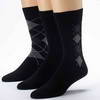 Jockey® Men's Casual Crew Argyle Sock Black