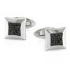 Diamore ¼ ct. Black Diamond Cufflinks, Silver