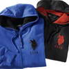 Casual Male Big & Tall® Men's U.S. Polo Assn. Thermal-lined Hoody