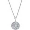 Round Diamond Necklace (0.70 ctw)