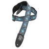 Levy's Hootenanny Guitar Strap (M8HT-04) - Blue/Yellow