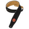 Levy's Signature Series Suede Guitar Strap (MSS3-BLK) - Black