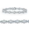 Round Diamond Bracelet (3.39 ctw) 18kt White Gold