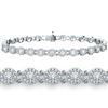 Round Diamond Bracelet (2.25 ctw) 14kt White Gold