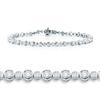 Round Diamond Bracelet  (1.80 ctw) 14kt White Gold