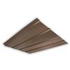 Peak Aluminum Soffit Non-Vented - 16 Inch X 10 Foot - Brown