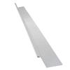 Peak Products Drip Flashing, 2 x 1-1/4 x 3/8 In. - White Galvanized