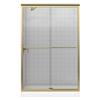 Kohler Fluence Frameless Bypass Shower Door in Anodized Brushed Bronze