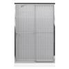 Kohler Fluence Frameless Bypass Shower Door in Bright Polished Silver