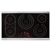 LG 36 Inch Stainless Steel Radiant Cooktop