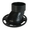 NIBCO ABS 4X3 Adjustable Offset Closet Flange Hub