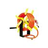 Amflo Manual Hose Reel with 3/8 Inch x 50 Feet PVC Air Hose