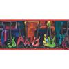 Sanitas® 9'' H Brightly Coloured Rock On Border