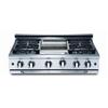 Capital Precision Series: 36 Inch 4 Burners Range Top With Thermo- Griddle, NG