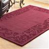 Hand Loomed Damask Decorator Rug