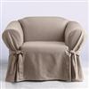 Sure Fit(TM/MC) 'Donovan' 1-piece Cotton Duck Chair Slipcover