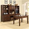 Café Mocha  7-pc. Office Wall Set with Desk