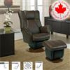 Dutailier® Rome AvantGlide Glider with Ottoman