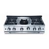 Capital Precision Series: 36 Inch 4 Burners Range Top With Power Wok, LP