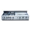 Capital Precision Series: 48 Inch 4 Burners Range Top With Thermo Griddle, NG