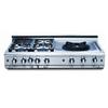 Capital Precision Series: 48 Inch 4 Burners Range Top With Power Wok, NG
