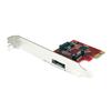 StarTech 1x eSATA + 1x SATA 6 Gbps PCI Express SATA Controller Card Adapter (PEXSAT31E1)