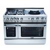 Capital Precision Series: 48 Inch 4 Burners Manual Clean Range With Power Wok, LP