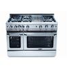 Capital Precision Series: 48 Inch 6 Burners Manual Clean Range With BBQ, NG