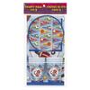 25 Piece Disposable Party Dinner Set, with Sports Pennants design