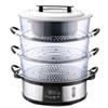 SALTON 3 Tier Stainless Steel Food Steamer