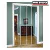 HOME BUILDER 36" x 80" White Mirror Bifold Door