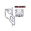 HOME BUILDER 3" Zinc Lock Hinge Hasp