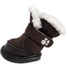 FouFou Dog Duggz Boots Size 1 (80502) - Brown