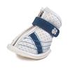 FouFou Dog Sidekick II Boots Size 0 (80301) - White/ Blue