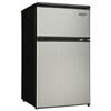 Danby Dual Door Compact Fridge with Freezer 1.3 Cu. Ft. (DCR326BSL) - Stainless Steel