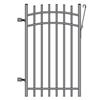 Peak Aluminum Fence Gate Black - 5 Feet