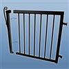 Veranda Gate Narrow, Black - 46 Inch